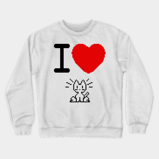 i love necho Crewneck Sweatshirt by hadij1264